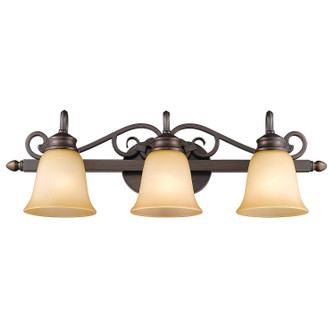 Belle Meade Three Light Vanity Light in Rubbed Bronze (62|4074-3 RBZ)