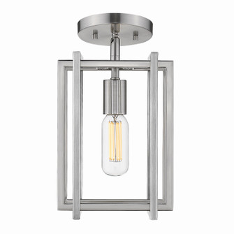 Tribeca PW One Light Semi-Flush Mount in Pewter (62|6070-1SF PW-PW)