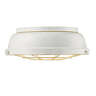 Bartlett FW Two Light Flush Mount in French White (62|7312-FM FW)