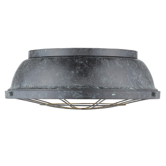 Bartlett Three Light Flush Mount in Black Patina (62|7312-FM16 BP)