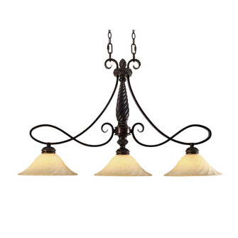 Torbellino Three Light Linear Pendant in Cordoban Bronze (62|8106-10 CDB)