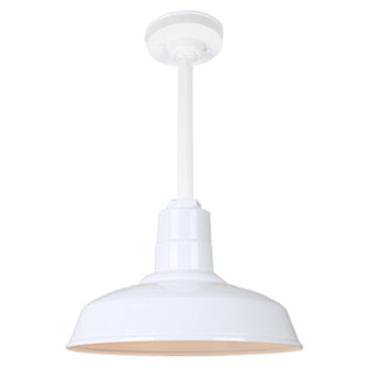 Warehouse One Light Pendant in White (381|H-QSN15114-SA-93/QSN12``ST3-93/QSNHSC-93)