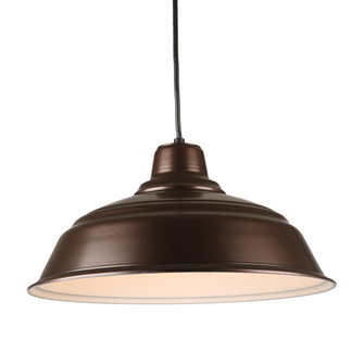 Warehouse One Light Pendant in Oil Rubbed Bronze (381|H-QSN15117-C-145)