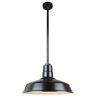 Warehouse One Light Pendant in Black (381|H-QSN15118-SA-91/QSN36``ST3-91/QSNHDSMC-91)