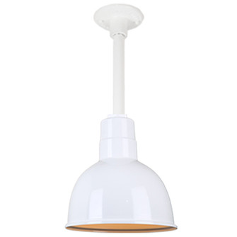 Warehouse One Light Pendant in White (381|H-QSN16110-SA-93/QSN12``ST3-93/QSNHDSMC-93)