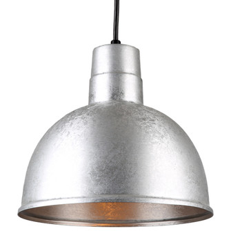 Deep Bowl Shade One Light Pendant in Galvanized (381|H-QSN16112-C-96)