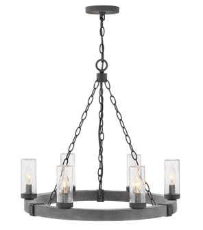 Sawyer LED Chandelier in Aged Zinc (13|29206DZ)