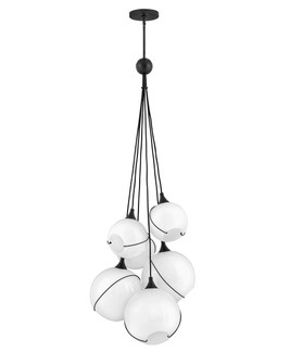 Skye LED Chandelier in Black (13|30306BLK-WH)