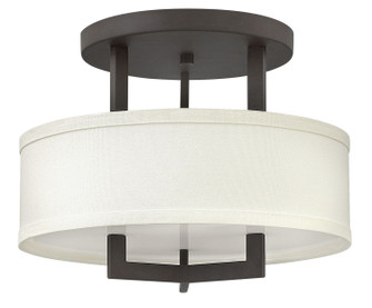 Hampton LED Semi-Flush Mount in Buckeye Bronze (13|3200KZ)