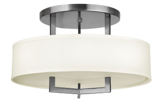 Hampton LED Semi-Flush Mount in Antique Nickel (13|3201AN)