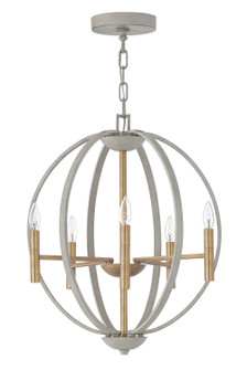 Euclid LED Chandelier in Cement Gray (13|3466CG)