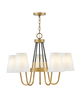 Aston LED Chandelier in Heritage Brass (13|37385HB)