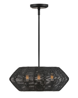 Luca LED Chandelier in Black (13|40383BLK)