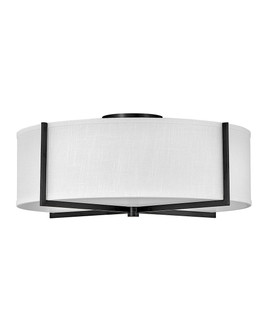 Axis Off White LED Semi-Flush Mount in Black (13|41710BK)