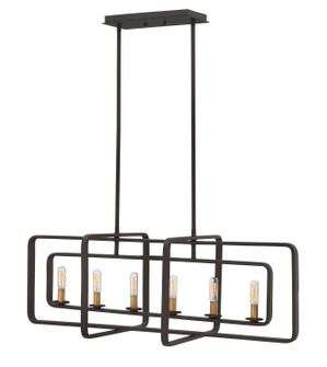 Quentin LED Linear Chandelier in Buckeye Bronze (13|4815KZ)