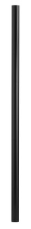 10ft Post with Photocell 10' Direct Burial Post with Photo Cell in Black (13|6611BK)