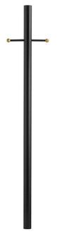 7ft Post 7' Direct Burial w/ Ladder Rest & Photo Cell in Textured Black (13|6663TK)