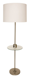 Brandon One Light Floor Lamp in Satin Nickel (30|BR102-SN)
