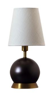 Geo One Light Table Lamp in Mahogany Bronze With Weathered Brass Accents (30|GEO111)