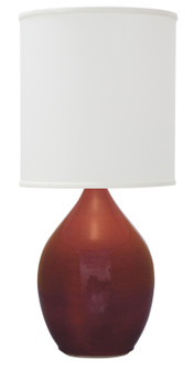 Scatchard One Light Table Lamp in Copper Red (30|GS201-CR)