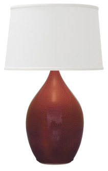 Scatchard One Light Table Lamp in Copper Red (30|GS402-CR)