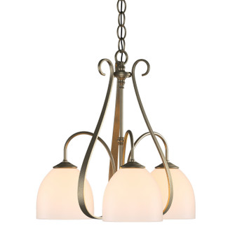 Sweeping Taper Three Light Chandelier in Soft Gold (39|101441-SKT-84-GG0001)