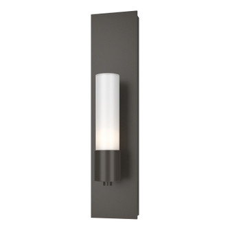 Pillar One Light Wall Sconce in Dark Smoke (39|204420-SKT-07-GG0392)