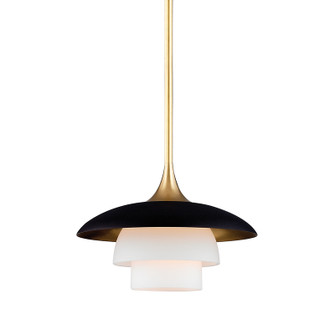 Barron One Light Pendant in Aged Brass (70|1010-AGB)