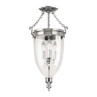 Hanover Three Light Semi Flush Mount in Polished Nickel (70|141-PN)