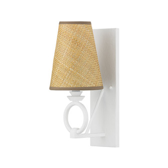 Pendelton One Light Wall Sconce in White Plaster (70|1710-WP)
