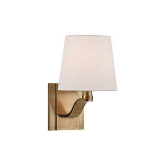 Clayton One Light Wall Sconce in Aged Brass (70|2461-AGB)