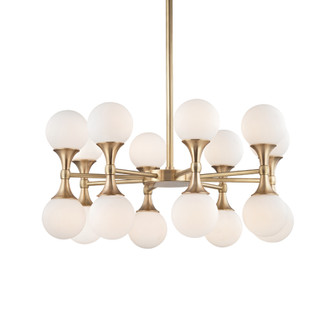 Astoria LED Chandelier in Aged Brass (70|3316-AGB)