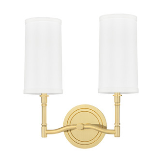 Dillon Two Light Wall Sconce in Aged Brass (70|362-AGB) Dillon Two Light Wall Sconce in Aged Brass (70|362-AGB)