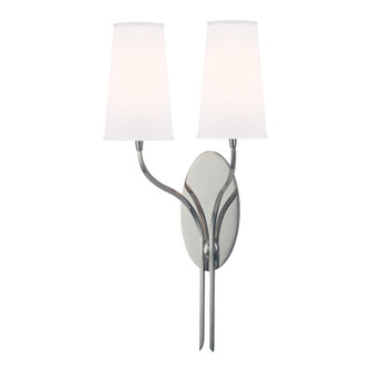 Rutland Two Light Wall Sconce in Polished Nickel (70|3712-PN-WS)