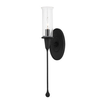 Chisel One Light Wall Sconce in Black Iron (70|4101-BI)