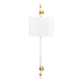 Wertham Two Light Wall Sconce in Aged Brass (70|6122-AGB)