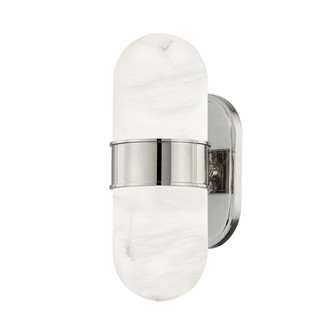Beckler Two Light Wall Sconce in Polished Nickel (70|6902-PN)