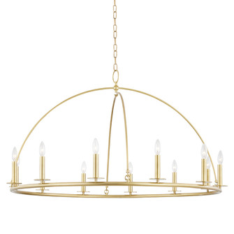 Howell 12 Light Chandelier in Aged Brass (70|9547-AGB)
