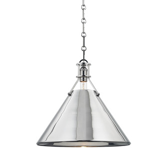 Metal No. 2 One Light Pendant in Polished Nickel (70|MDS952-PN) Metal No. 2 One Light Pendant in Polished Nickel (70|MDS952-PN)