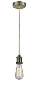 Edison One Light Mini Pendant in Antique Brass (405|100AB-10RE-1AB)