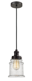 Edison One Light Mini Pendant in Oil Rubbed Bronze (405|100OB-10BK-1H-OB-G184)