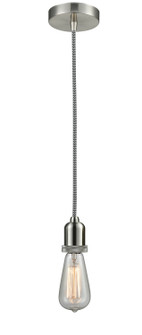 Whitney One Light Mini Pendant in Satin Nickel (405|100SN-10BW-0SN)