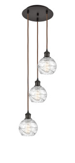 Ballston Three Light Pendant in Oil Rubbed Bronze (405|113B-3P-OB-G1213-6)