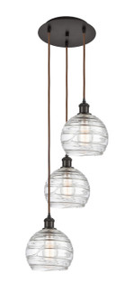 Ballston Three Light Pendant in Oil Rubbed Bronze (405|113B-3P-OB-G1213-8)