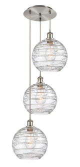 Ballston Three Light Pendant in Brushed Satin Nickel (405|113B-3P-SN-G1213-10)