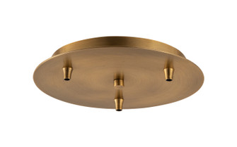 Custom Cord Three Light Multi Port Canopy in Brushed Brass (405|113-BB)