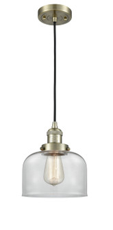 Franklin Restoration LED Mini Pendant in Antique Brass (405|201C-AB-G72-LED)