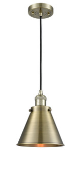Franklin Restoration LED Mini Pendant in Antique Brass (405|201C-AB-M13-AB-LED)