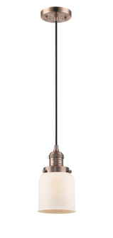 Franklin Restoration One Light Mini Pendant in Antique Copper (405|201C-AC-G51)