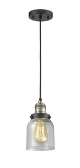 Franklin Restoration One Light Mini Pendant in Black Antique Brass (405|201C-BAB-G54)